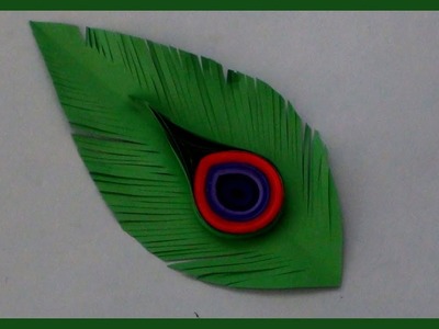 How to Make Peacock Feathers with Paper | Easy and Simple Paper Crafts for Kids and Craft Lovers