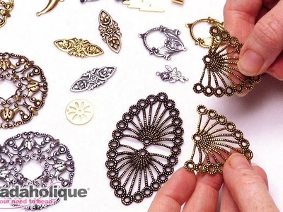 How to Make Quick and Easy Stamping and Filigree Earrings