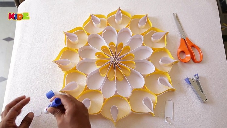 How to Make Wall Decoration with Paper | Easy DIY Home Decor Ideas