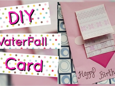 HOW TO MAKE WATERFALL CARD. PHOTO SLIDER CARD FOR BOYFRIEND