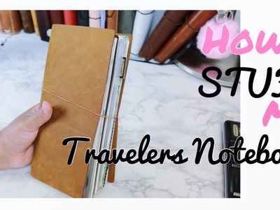 How to Stuff Your Traveler's Notebook