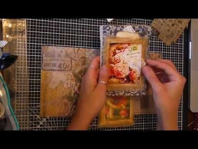 How to - Tutorial for my Double Sided File Folder Mini Journal Thingy