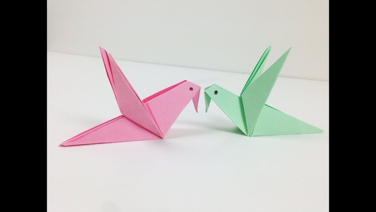 Origami Birds - How to Make a Cute Origami Paper Bird | An Origami Bird for Beginners: Easy Tutorial