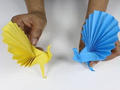 Origami Peacock; How to Make 3d Origami Paper Peacock Realistic, Easy and Simple Steps Best Paper Cr