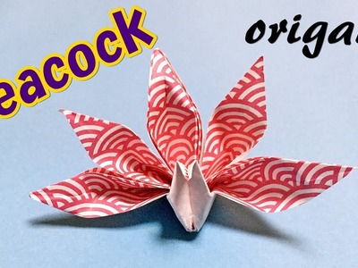 Origami Peacock Tutorial | How to Make a Easy Paper Bird Peacock with Only One Piece of paper