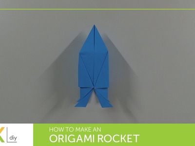 Origami toys #45 - How to make an origami rocket I