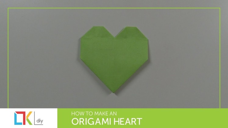 Origami toys #72 - How to make an origami heart II