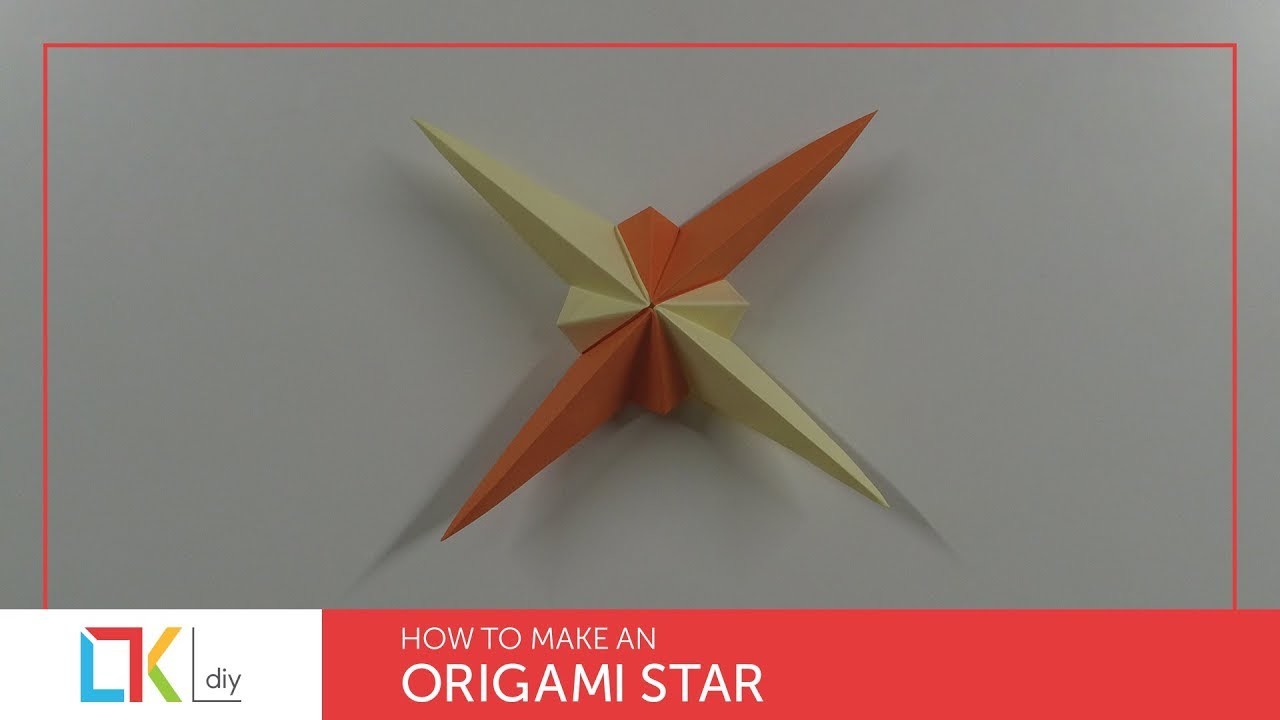 Origami toys #93 - How to make an origami star II