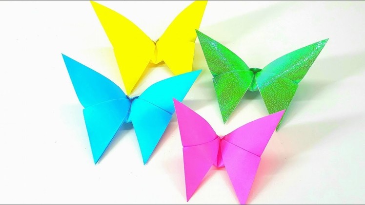 Origami Tutorial - How to fold an Easy Origami Butterfly