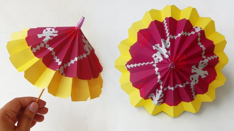 Origami Umbrella – Best Paper Umbrella that Open and Close – DIY How to Make Paper Umbrella