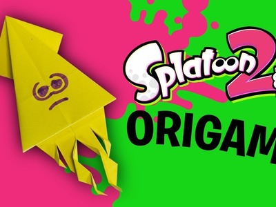 Splatoon 2 Origami Squid! Learn how to fold an origami squid inspired by Nintendo Switch Splatoon