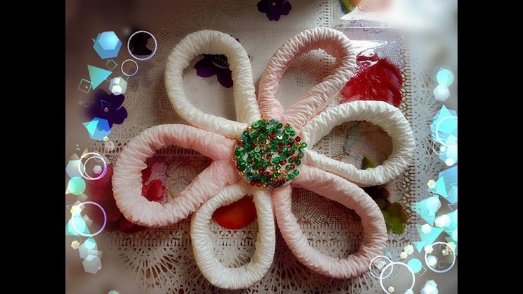 টিস্যু পেপার ফুল ! How to Make Tissue Flowers | Best From Waste | কাপড়ের ফুল তৈরি Learn Cratf