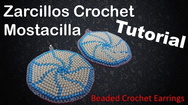 Zarcillos a Crochet con Mostacillas TUTORIAL - English Subtitles