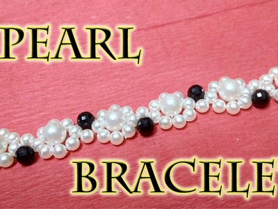 #16 How to Make Pearl Beaded Bracelet || Diy || Jewellery Making