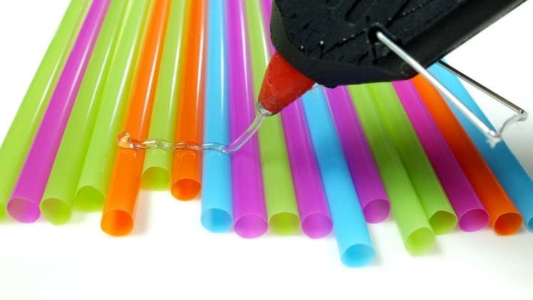 6 Life Hacks with Drinking Straws!  Drinking Straws DIY