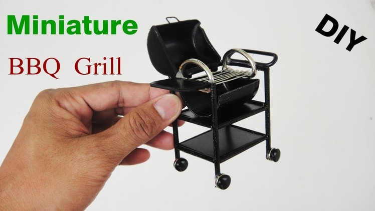 BBQ Grill | DIY Miniature Kitchen Accessories | easy crafts ideas