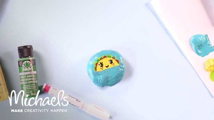 Crafting for Kids: Taco Painted Kawaii Rock | Michaels
