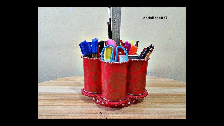 DIY# 68 Rotating Organizer - My Own Idea Without Stick From Recycled