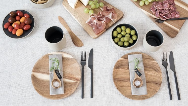 DIY : A table-setting idea by Søstrene Grene