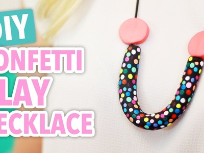 DIY Confetti Clay Necklace - HGTV Handmade