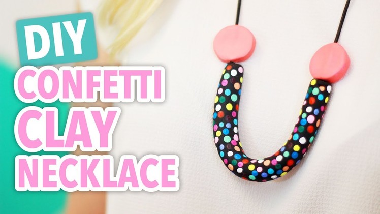 DIY Confetti Clay Necklace - HGTV Handmade