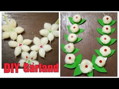 DIY || Cotton Garlands (kanthi) for ganpati and Durga Pooja||Aparna Naik