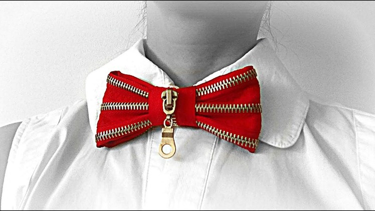 DIY crafts: Bow tie from zipper | DIY Clothes Life Hacks | Maison Zizou