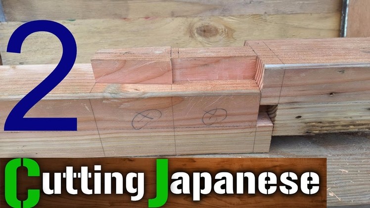 DIY Cutting Traditional Japanese Wood Joinery-Stepped Gooseneck Splice (Part 2)