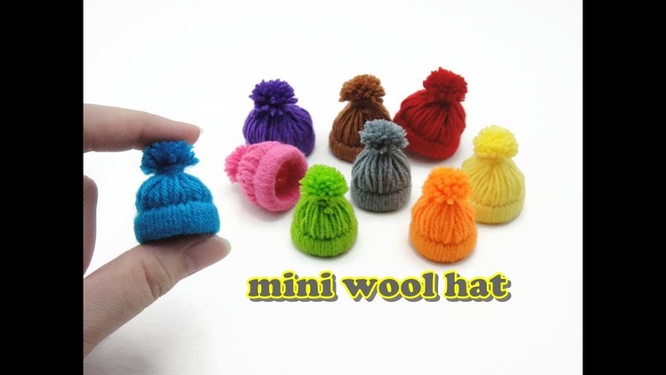 DIY Doll Accessories Mini Wool Hat - Easy