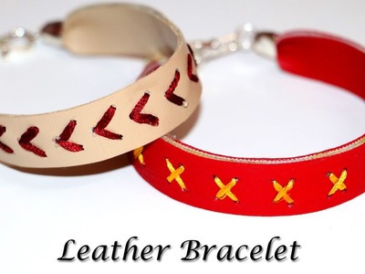 DIY Faux Leather Bracelet | Friendship Band | Little Crafties