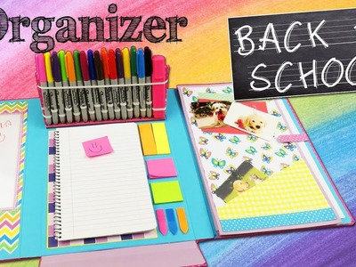 DIY FOLDER ORGANIZER - BACK TO SCHOOL| aPasos Crafts DIY