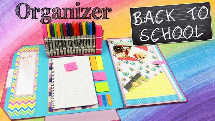 DIY FOLDER ORGANIZER - BACK TO SCHOOL| aPasos Crafts DIY