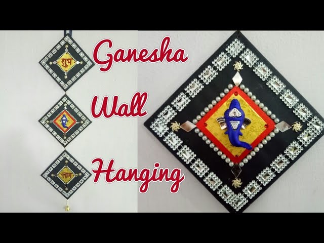 DIY| Ganesh wall hangings|Ganesha wall decor|wall hanging|making Ganpati wall art|wall hanging ideas