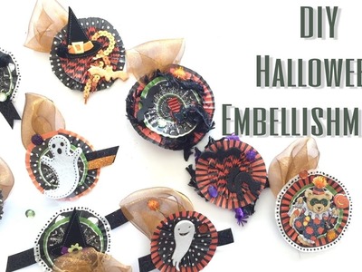 DIY Halloween crafts | DIY Embellishments| Halloween crafts | Paper Crafts |DIY Embellishments