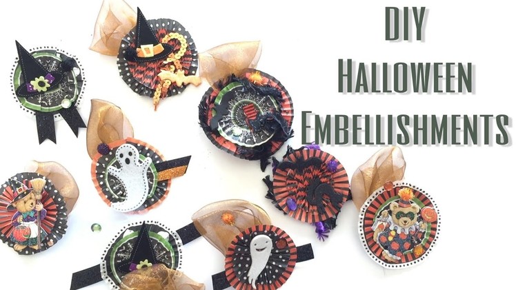 DIY Halloween crafts | DIY Embellishments| Halloween crafts | Paper Crafts |DIY Embellishments