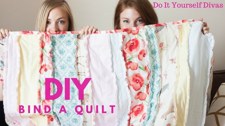 DIY: How to  Bind a Quilt Fast and Easy