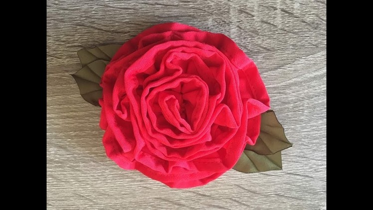 DIY How to Make a Beautiful Fabric Flower