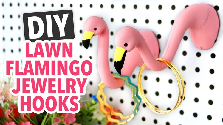 DIY Lawn Flamingo Jewelry Hooks - HGTV Handmade