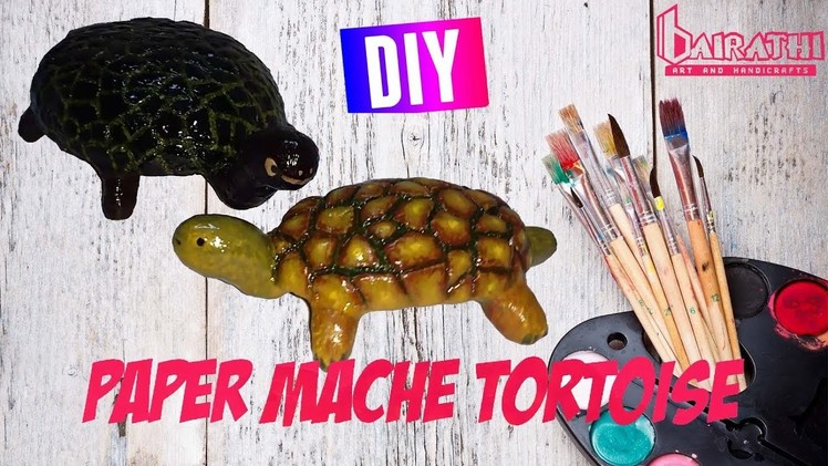 DIY Paper Mache Tortoise