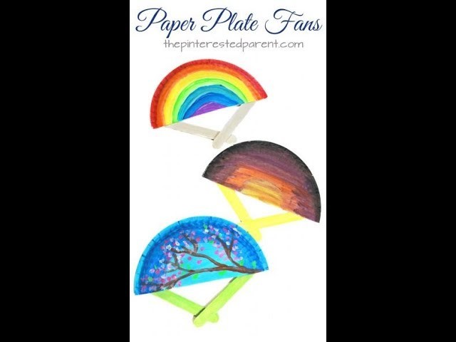 Diy paper plate fan