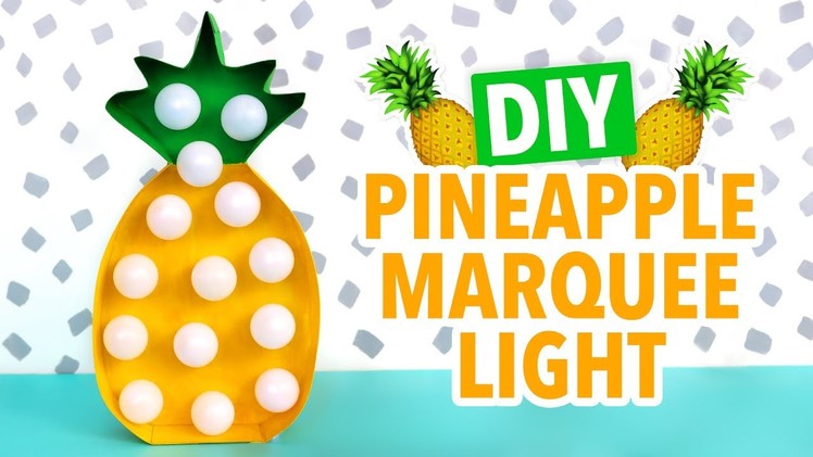 DIY Pineapple Marquee Light - HGTV Handmade