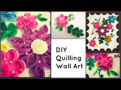DIY Quilling wall art|Paper quilling wall frame