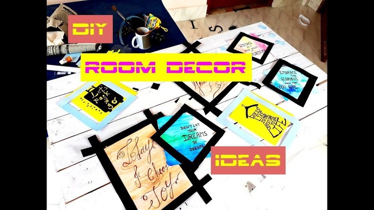 DIY: Room Decor Crafts for teenagers|HOSTEL ROOMS
