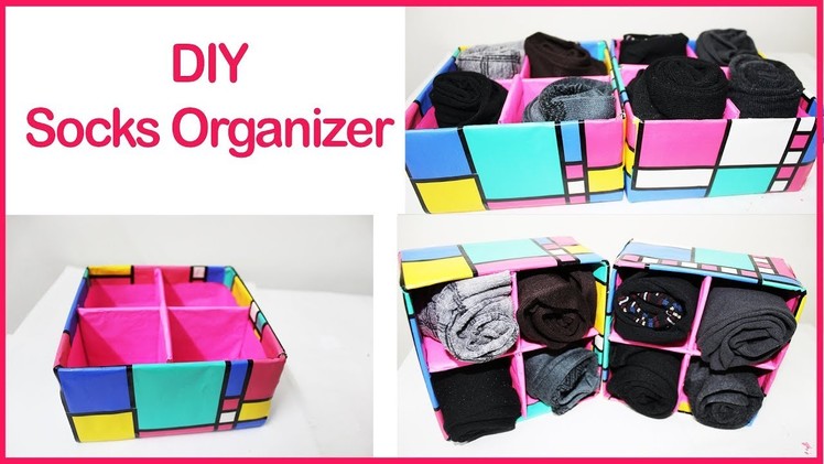 DIY Socks Organizer | How  to organize socks easily