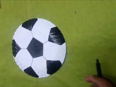 DIY  The PaPer Plate FootbalL