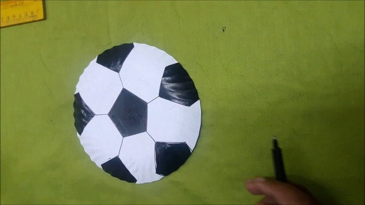 DIY  The PaPer Plate FootbalL