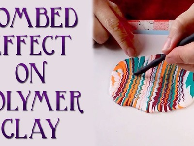 How To Make A Combed (Feathered, Marbled) Polymer Clay Veneer
