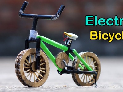 How to make a Motorized Bicycle at Home using Cardboard and Paper