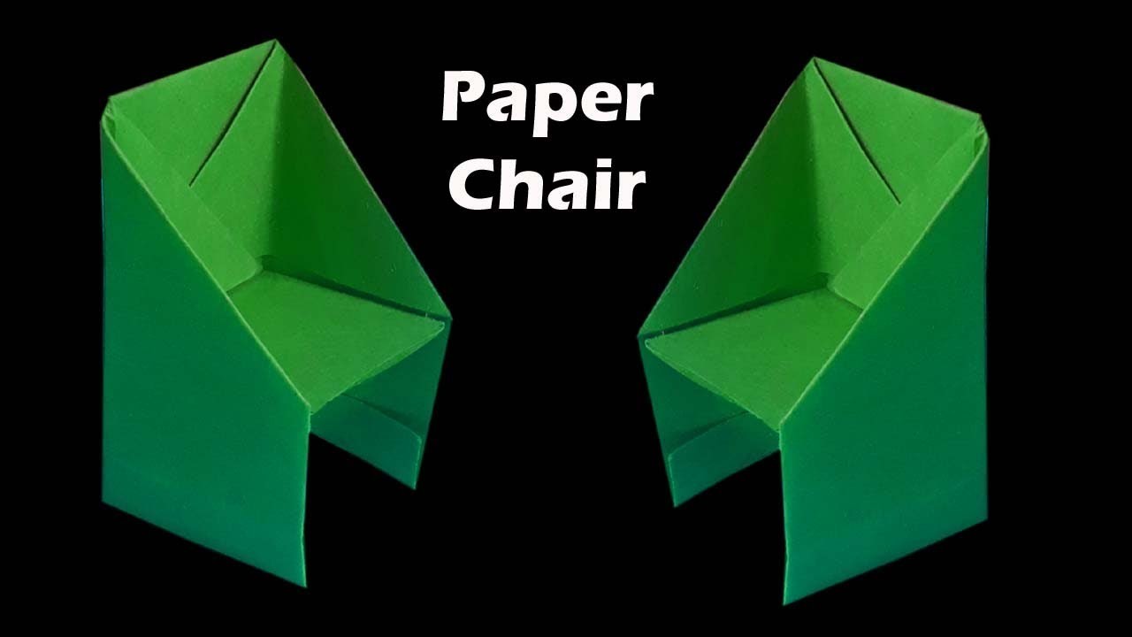 How to make a paper chair Nice Art Style