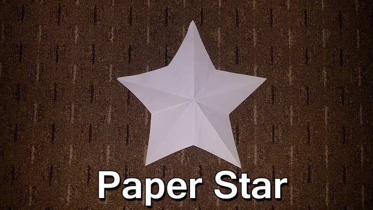 How To Make Paper Star Easy - Origami Star Simple